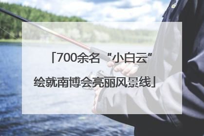 700余名“小白云”绘就南博会亮丽风景线