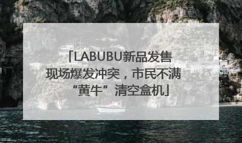 LABUBU新品发售现场爆发冲突，市民不满“黄牛”清空盒机